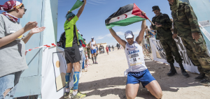 Victoria española en el Sahara Marathon 2016.  Imagen:Carrascosa