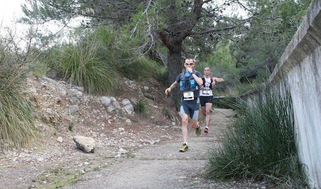 David López Castán, liderando TransmallorcaRun. Foto: Organización