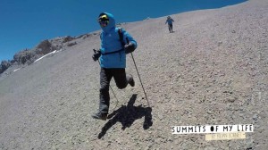 Kilian Jornet, entrenando para el récord sobre el terreno. Foto: SomL