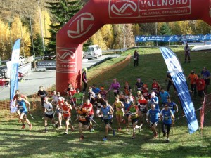 Laura Orgué y Marc Pinsach, ganadores del KV Vallnord-CPA Skyrunner Series Foto (c) Club Pirinenc Andorrà