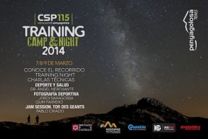 Cartel promocional del training camp csp114