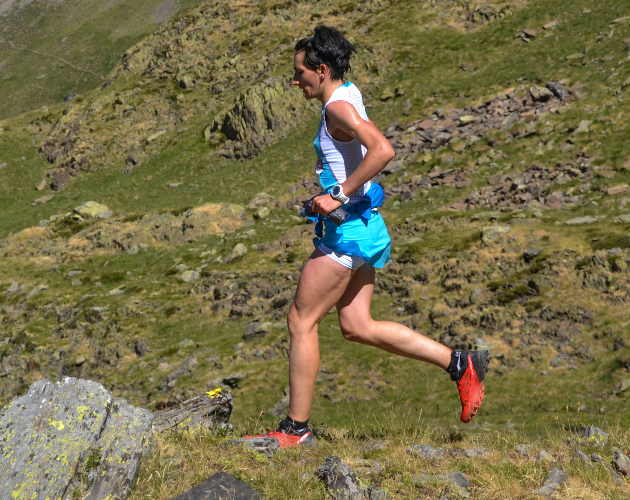 Oihana Kortazar, actual líder de las SNS, ha vuelta a dominar otra carrera de las Sky Series de principio a fin. Imagen (c) Francesc Lladó