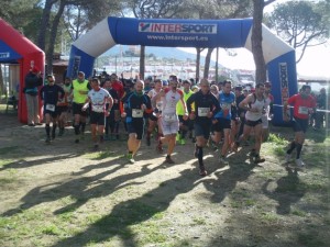 Salida de los participantes en la pasada edición de la carrera. Foto: PTY.