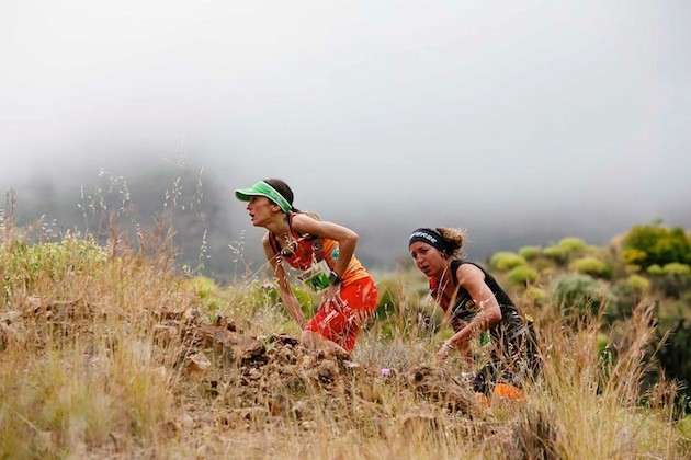 Azara García durante Artenara Trail. Foto: Azara García (Fb)