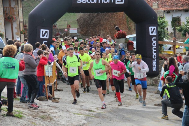 Salida de la VI edición de la Carrera de Montaña de Lerones. (Foto: Organización)