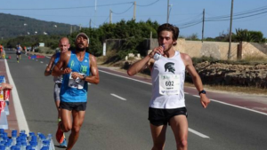 Eugeni Gil, vence en la Mitja Marató Illa de Formentera, el pasado mes de mayo, con un tiempo de 1h 11' 40