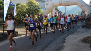 En la última edición de la carrera, Pablo Villa se impuso en la línea de meta por tercer año consecutivo, con récord de la prueba incluido, llevándose además el Campeonato de Castilla y León. Imagen: Fdmescyl 