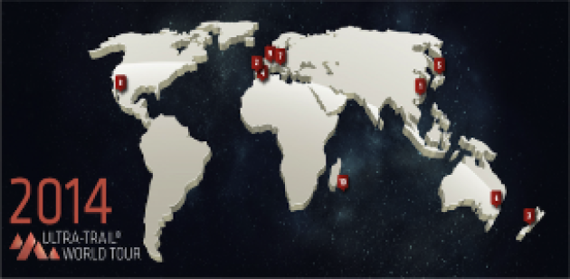 Distribución de las pruebas del UTWT 2014