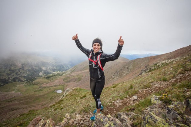 Una participante durante la pasada edición del Andorra Trail Pic Negre Foto (c) Organización