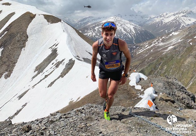 Oriol Cardona, tercer podio de la Copa del Mundo en la Livigno SkyMarathon