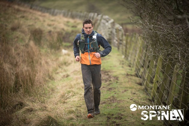 Eugeni Roselló durante la Montane Spine Race Foto (c) Organización