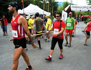 Trail para ciegos, afán de superación impresionante