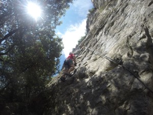 Via ferrata de Centelles Foto (c) Pol Puig