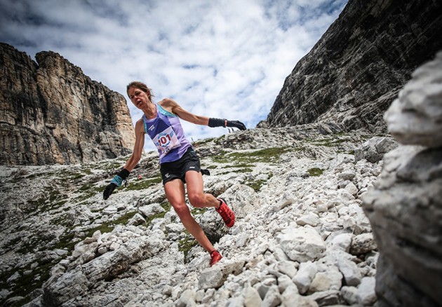 Póker de Laura Orgué en la Dolomyths Run