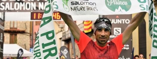 Luis Alberto Hernando, el gran conquistador de la Ultra Pirineu 2014.  Foto: Organización