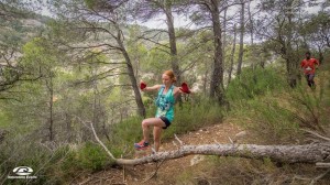 Alice Hudelson fue la ganadora de la carrera de 22km Foto © Jordi Santacana