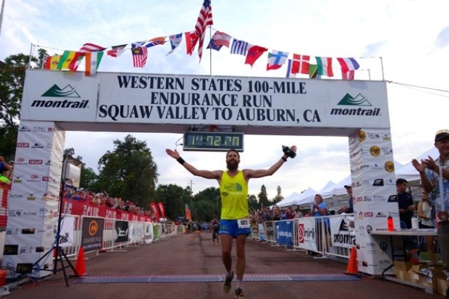 Rob Krar vencedor de la Western States 100 2015. Foto: Organización