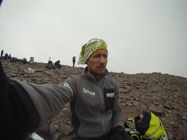 Carlos Sá: 15h 42', nuevo record en el Aconcagua