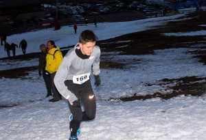 Joel Aubeso en acción en Snow Cross Leitariegos