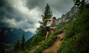 Kilian Jornet haciendo lo que mejor sabe. Foto: Jordi Saragossa