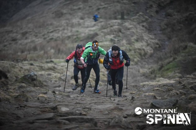 En acción los lideres de The Spine Race 2018